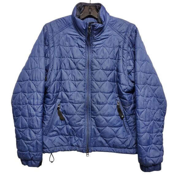 Vintage NIKE Jacket ACG Womens Medium Blue Puffer Full Zip Removable Sleeves 90s - Picture 1 of 14